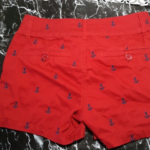 Blue Epic 10 red anchor shorts beach vacation - Picture 2 of 4